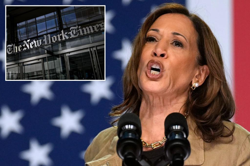 Kamala Harris Rips Out on New York Times Report on TV Interview Performances: 'The Nervousness That's Visible'